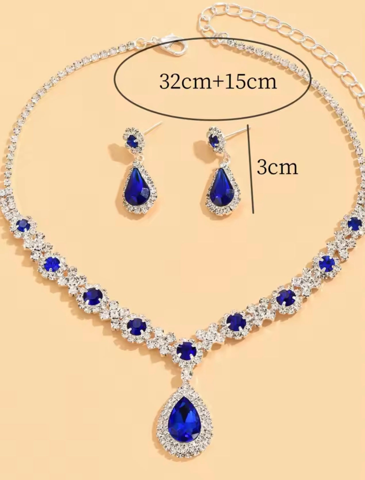 Royal Sapphire Elegance Jewelry Set