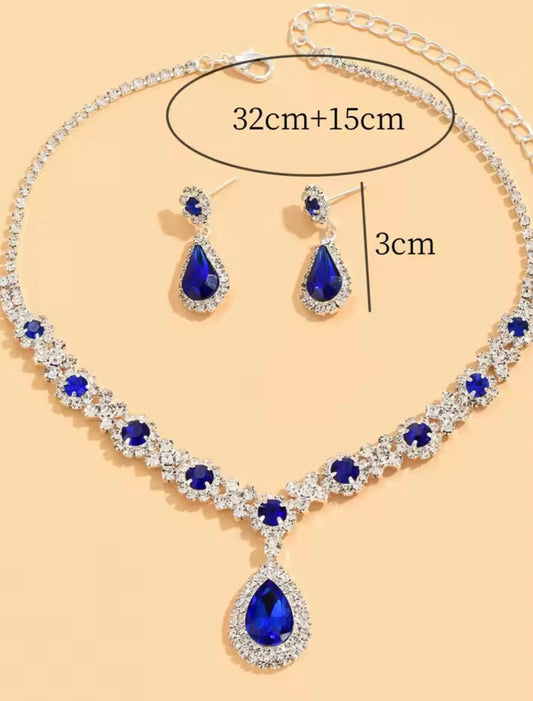 Royal Sapphire Elegance Jewelry Set