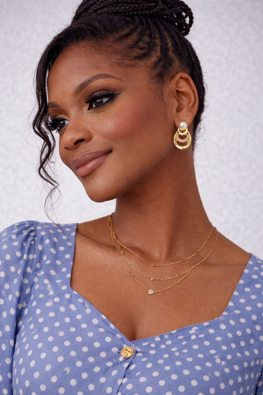Elegant Pearl Drop Earrings