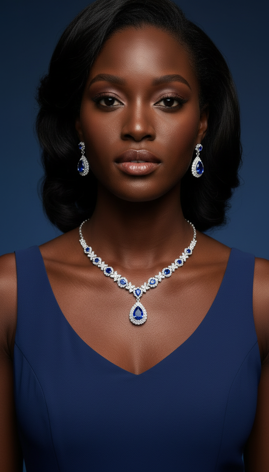 Royal Sapphire Elegance Jewelry Set